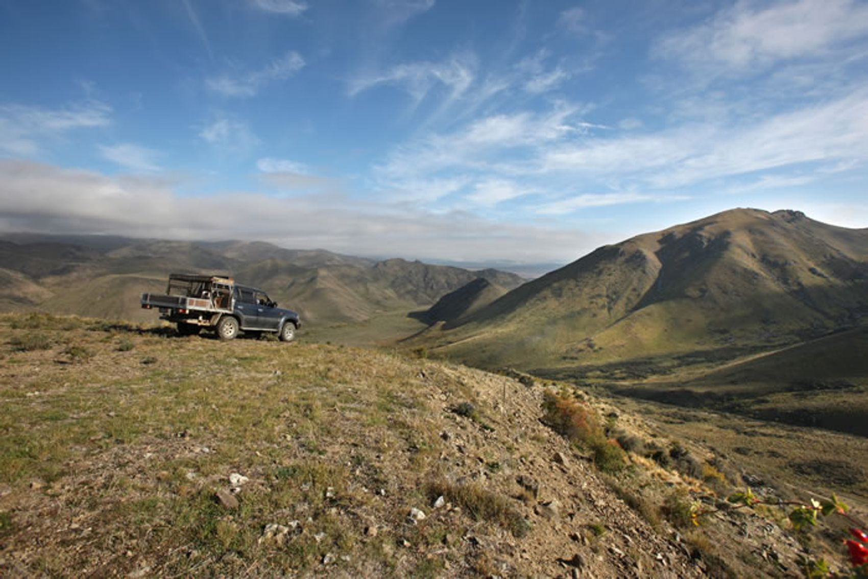 Soaring country above the Mackenzie Basin