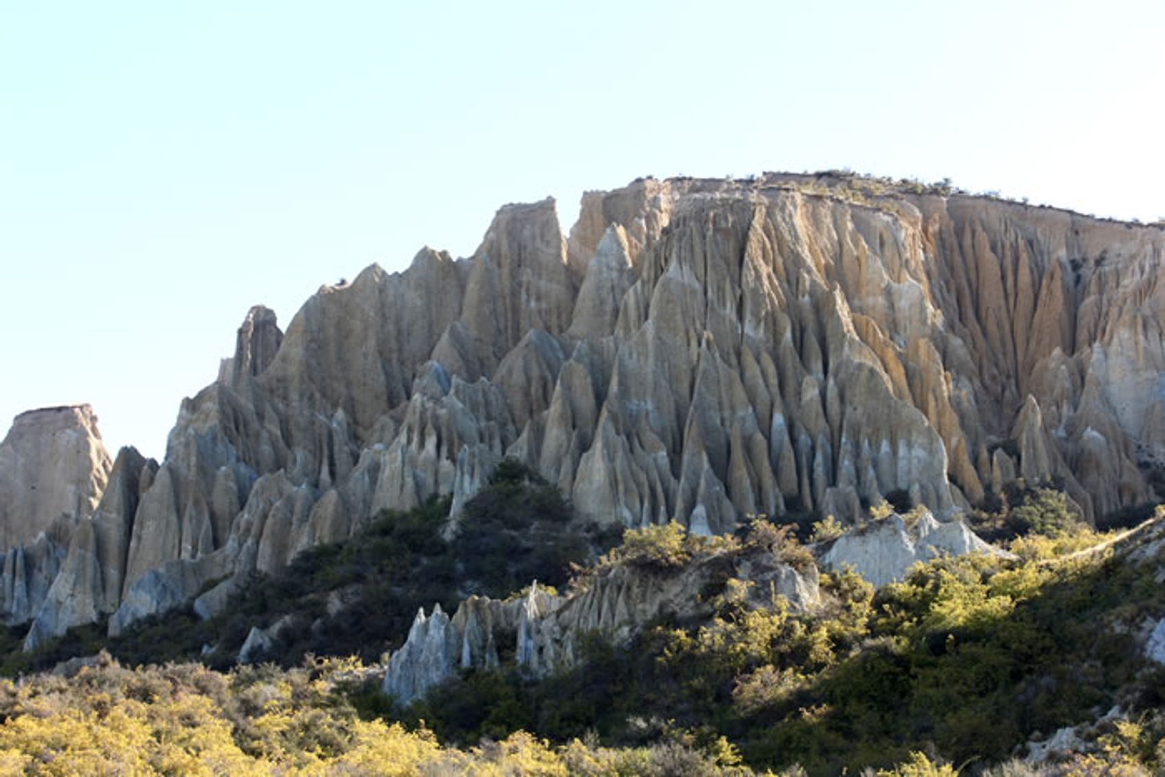 The Clay Cliffs near Omarama